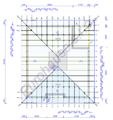 Projekt Rakoluby - drevená konštrukcia 1