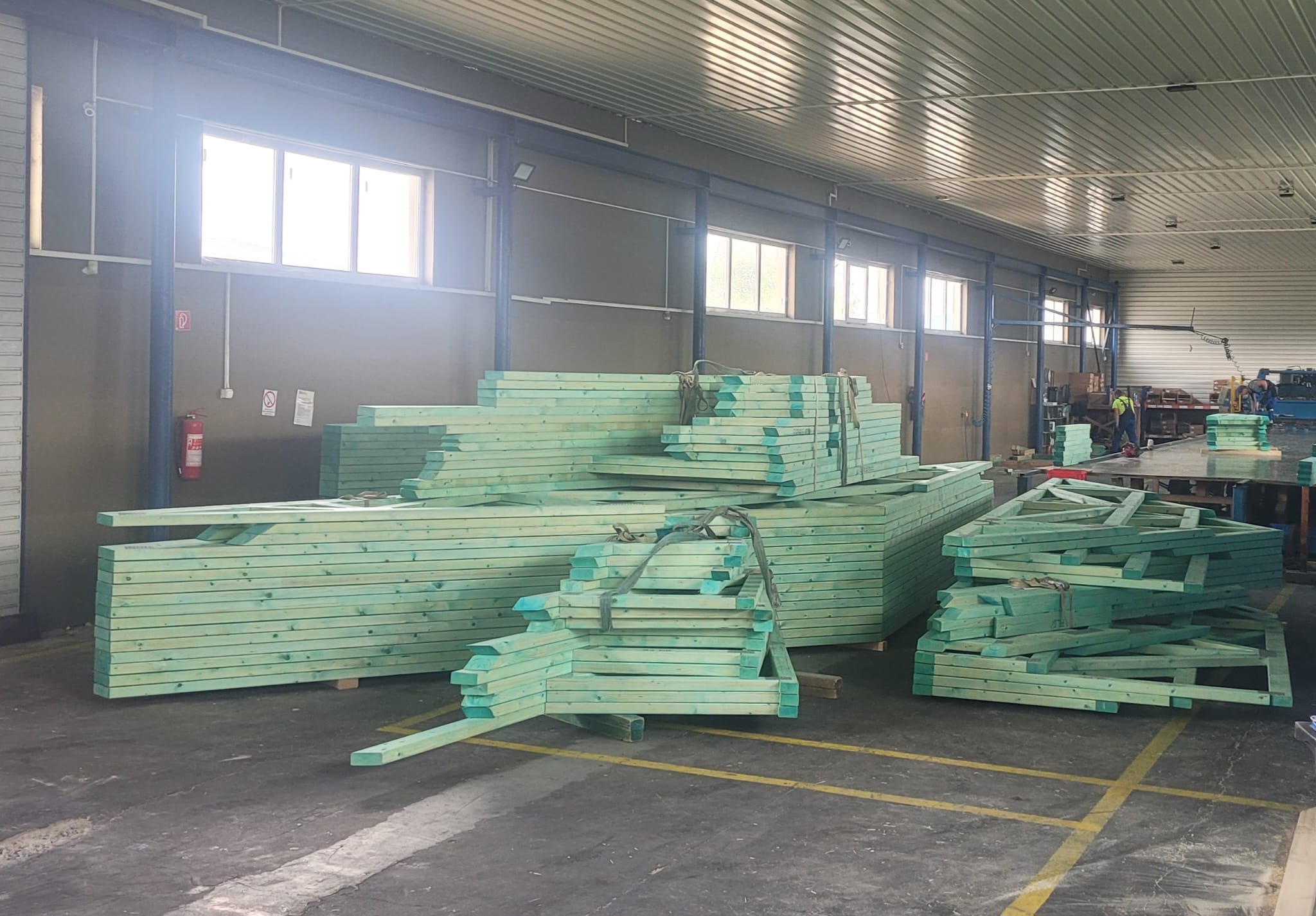 Priehradové väzníky MITEK - podkrovie