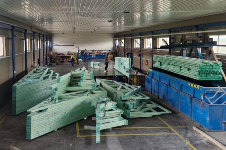 Priehradové väzníky MITEK - využiteľný priestor