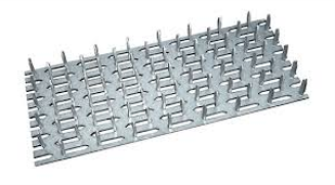 Prelisované tŕne styčníkových dosiek